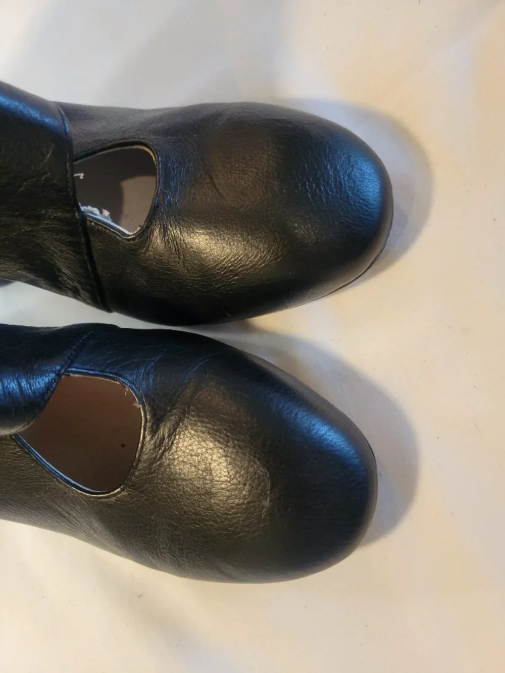 Silent D Anthropologie Black Leather Double Buckle Mary Jane Heels EU 36 US 6